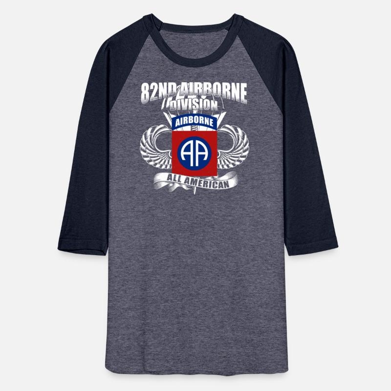 82nd Airborne Division US Army Unisex Baseball T-Shirt