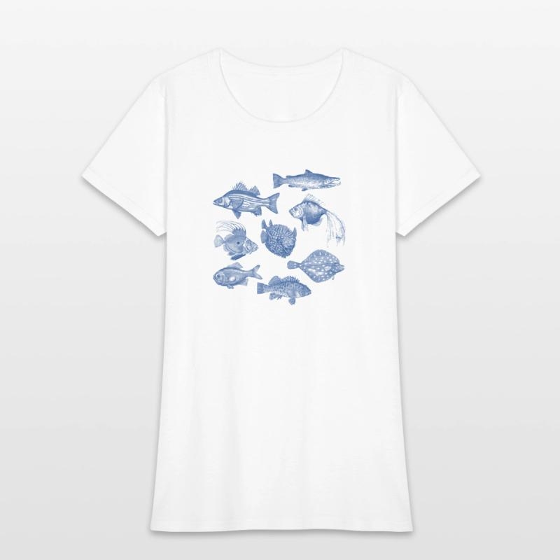 Fishes for compliments Womens T-Shirt