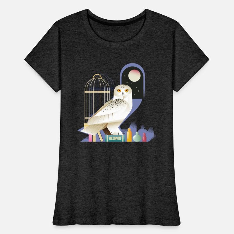 Harry Potter Hedwig The Owl At Night WomenÃƒÂ¢Ã¢â€šÂ¬Ã¢â€žÂ¢s Organic T-Shirt