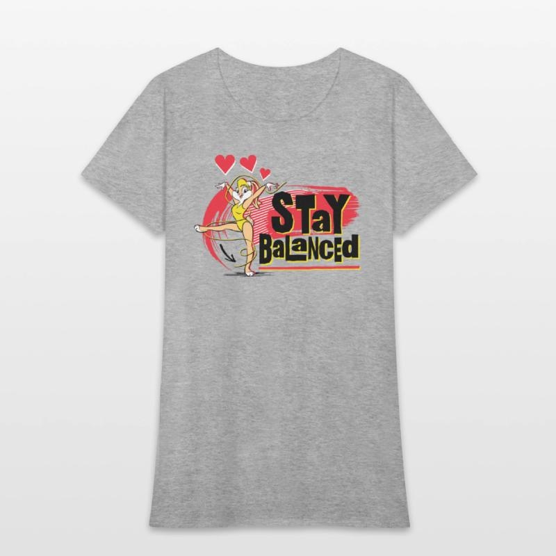 Looney Tunes Lola Bunny Stay Balanced Womens T-Shirt
