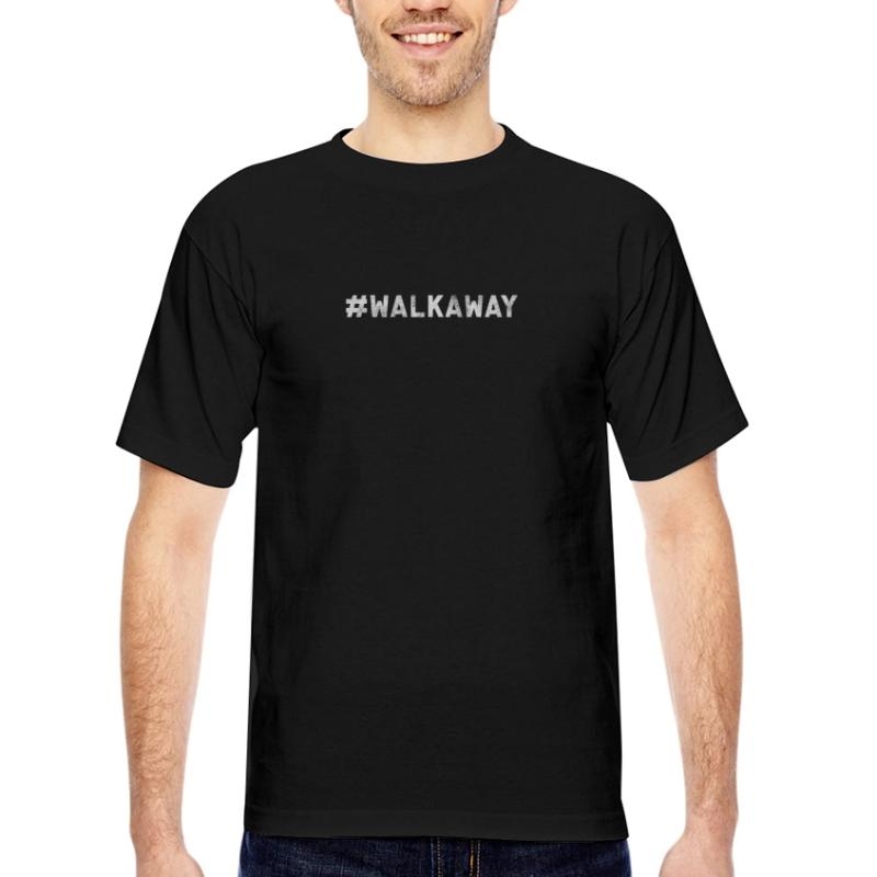 #Walkaway Movement Walkaway Protest T-Shirt Bayside Unisex Heavyweight USA Made T-Shirt